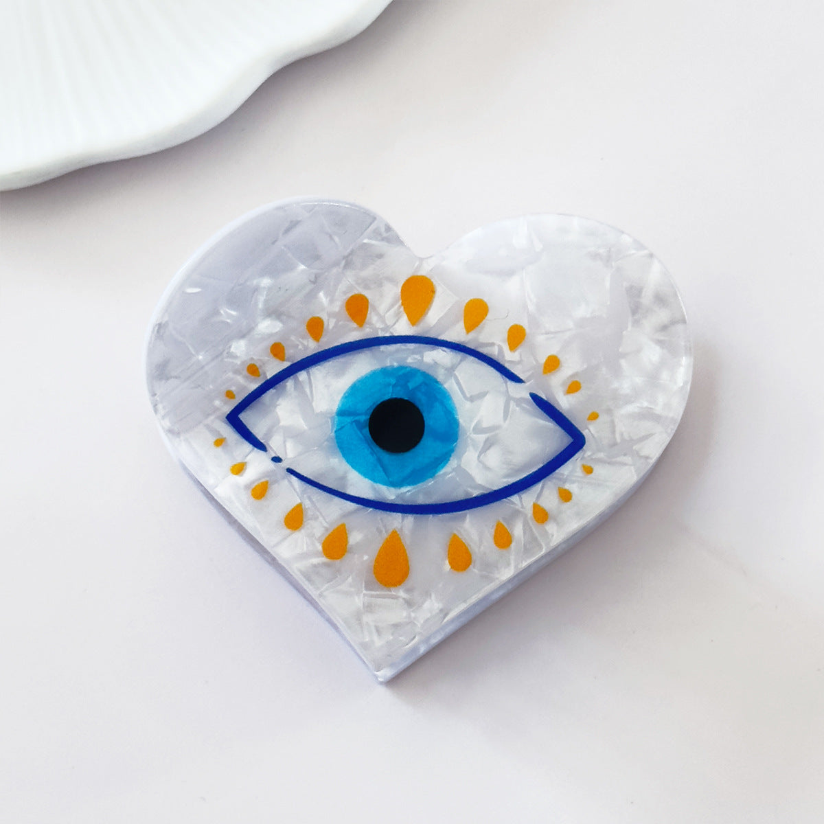 Wholesale evil eye hairpin retro hand clip